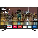 Smart TV LED 43" Philco PTV43E60SN Full HD com Conversor Digital 3 HDMI 2 USB Wi-Fi  MidiaCast